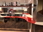 Piano bar in Santa Margherita Rosso e Beige Stardust con costa naso di squalo