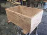 Lavandino in Siwakashi spazzolato 70 x 45 x 30 con fondo scavato per pendenza 